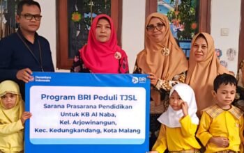 KB Al Naba Kota Malang Terima Dukungan Sarana Pendidikan dari BRI
