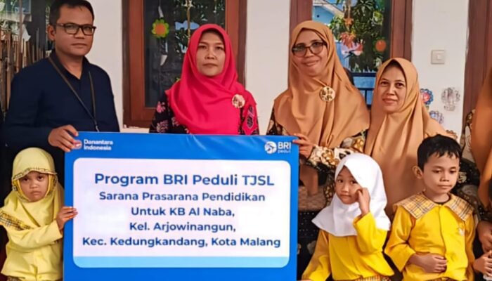 KB Al Naba Kota Malang Terima Dukungan Sarana Pendidikan dari BRI